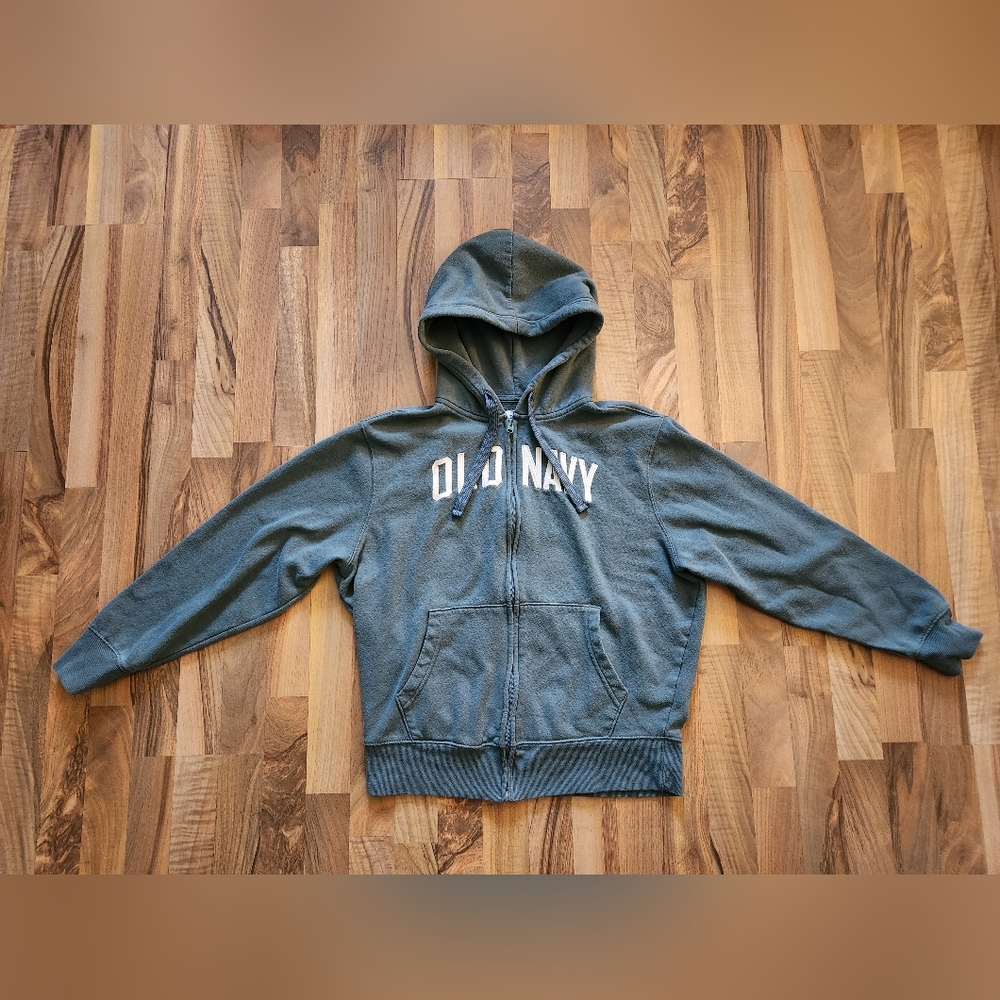 Old Navy Blue Zip-Up Hoodie Small
